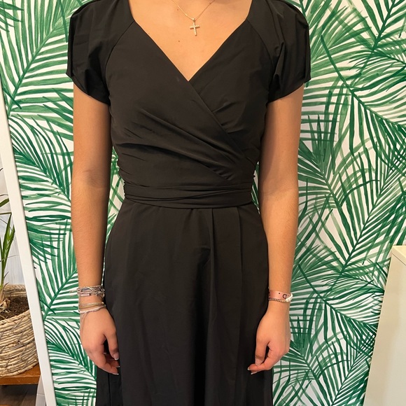 Diane Von Furstenburg Wrap Dress Cocktail DVF 0 - Picture 1 of 4